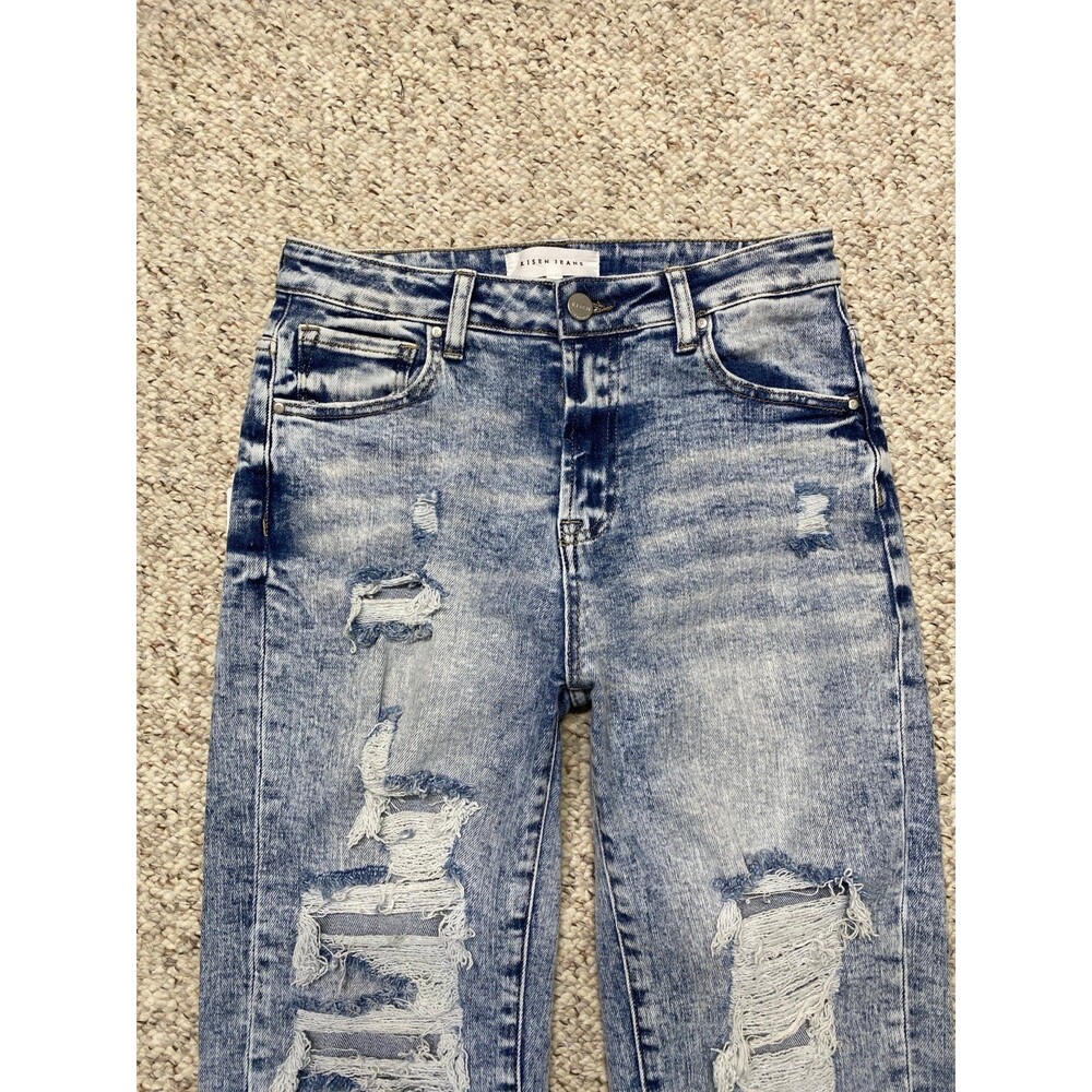 Risen High-Rise 90s Boyfriend Style Ripped Distressed 5/27 - Picture 2 of 8
